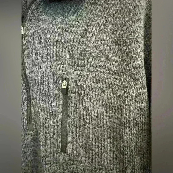 Eddie Bauer sweatshirt extra large grey fleece - Picture 2 of 5
